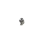 Chrome Hearts Silver Diamonds Cross Earring Stud