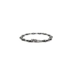 Chrome Hearts Silver Diamonds Tiny E Bracelet