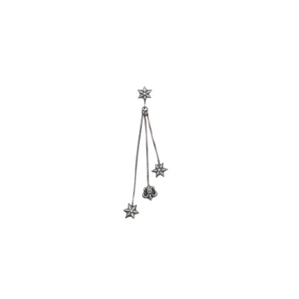 Chrome Hearts Silver Jojo Star Earring Drop