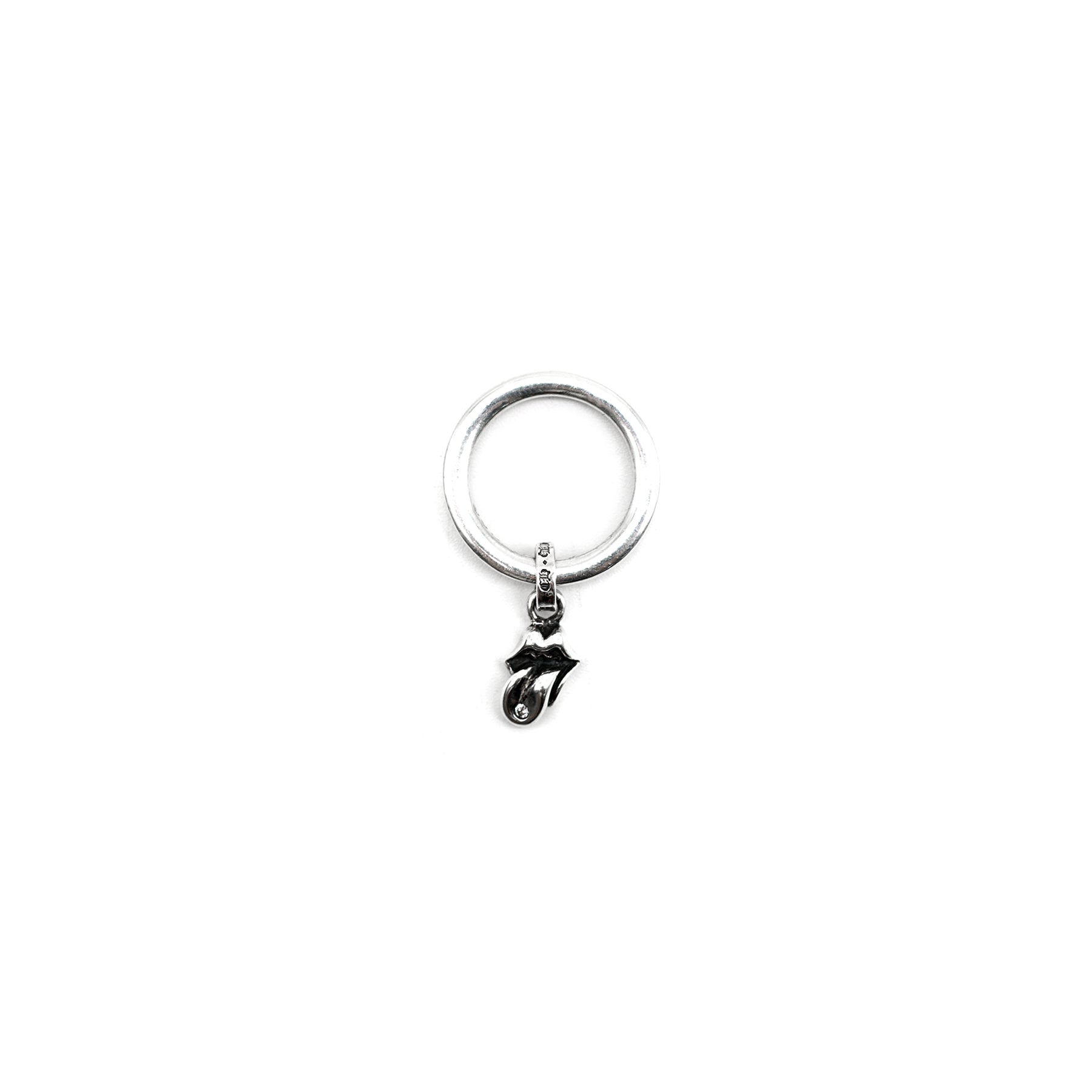chrome-hearts-silver-rolling-stones-single-diamonds-pendant-ring-8086531.jpg Chrome Hearts Silver Rolling Stones Single Diamonds Pendant Ring - Image 1