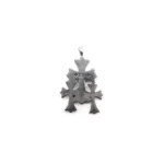 Chrome Hearts Silver Triple Cross Pendant