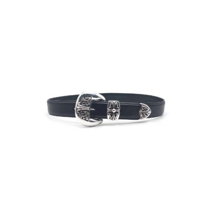 Chrome Hearts Silver Vine Floral Three-Piece Belt