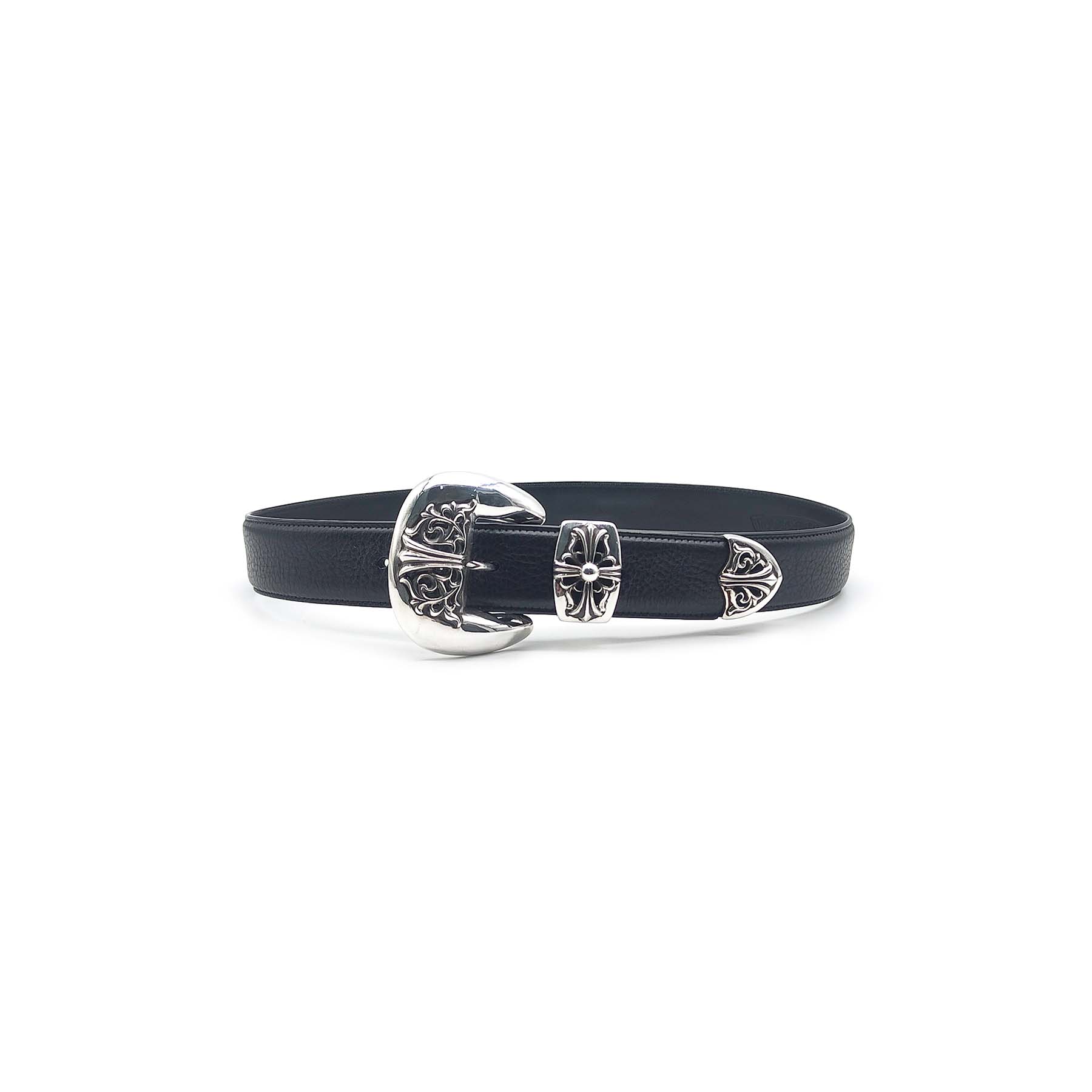 Chrome Hearts Silver Vine Floral Three-Piece Belt Chrome Hearts Silver Vine Floral Three-Piece Belt