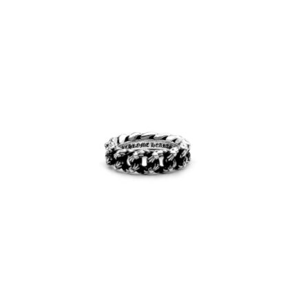 Chrome Hearts Silver XTRA FANCY Cuban Cross Ring