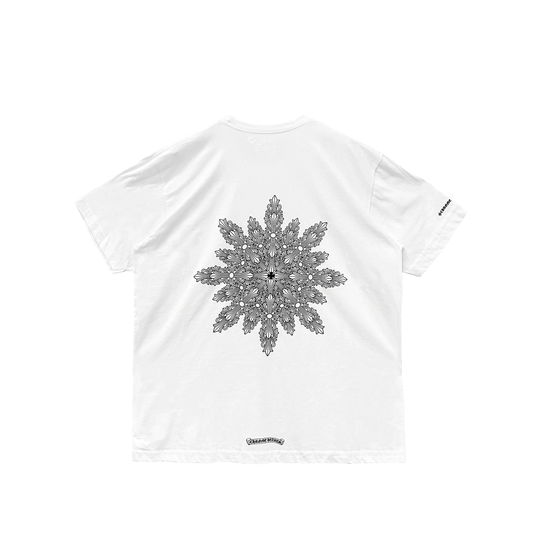 Chrome Hearts Snow Flake Logo Short Sleeve Tee Chrome Hearts Snow Flake Logo Short Sleeve Tee