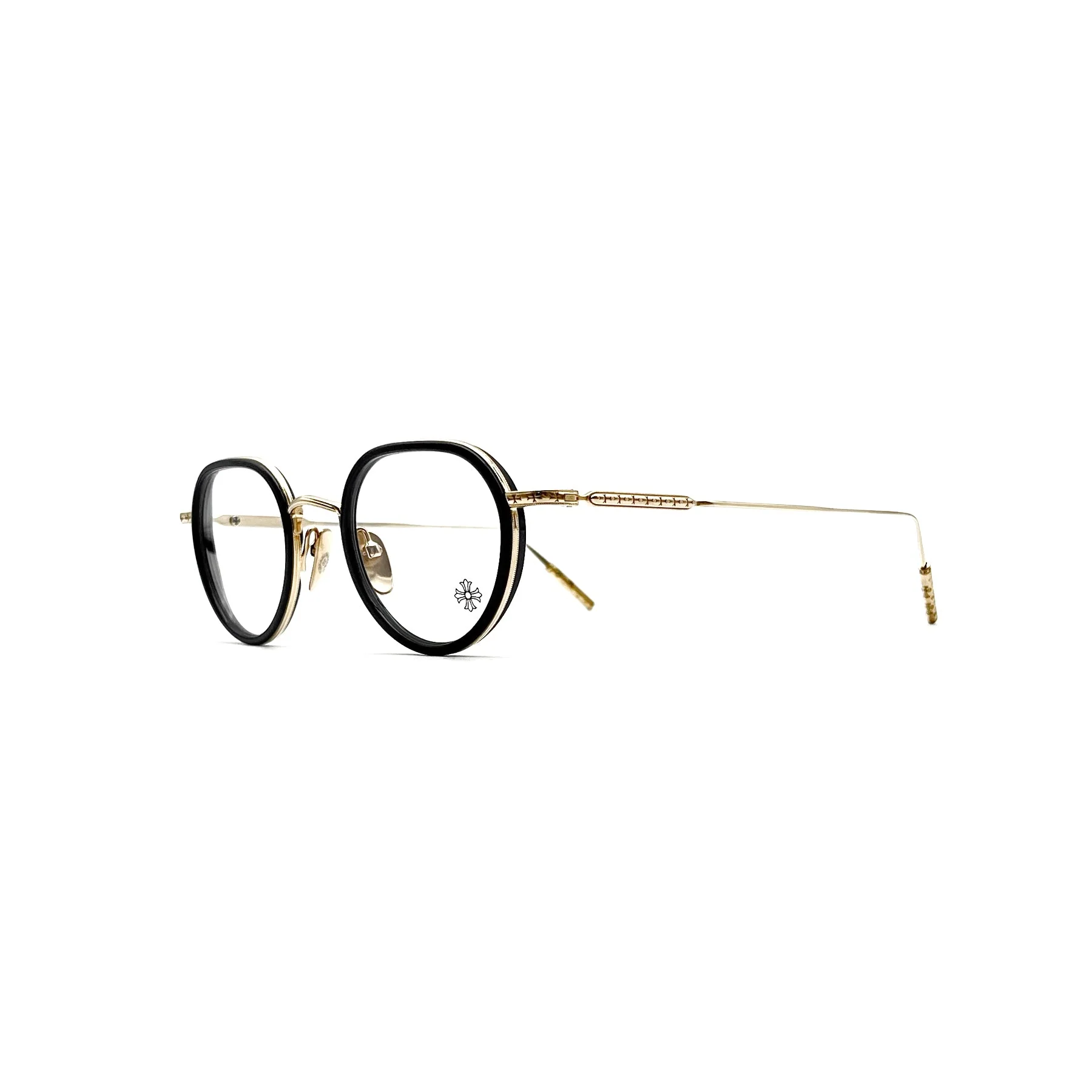 Chrome Hearts SQRTON BK/GP Glasses Frame Chrome Hearts SQRTON BK/GP Glasses Frame