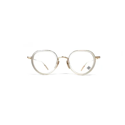 Chrome Hearts SQRTON CRYS/GP Glasses Frame