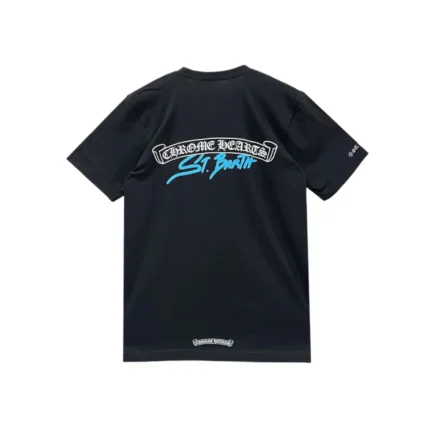 Chrome Hearts St. Barth Scroll Logo Short Sleeve T-shirt