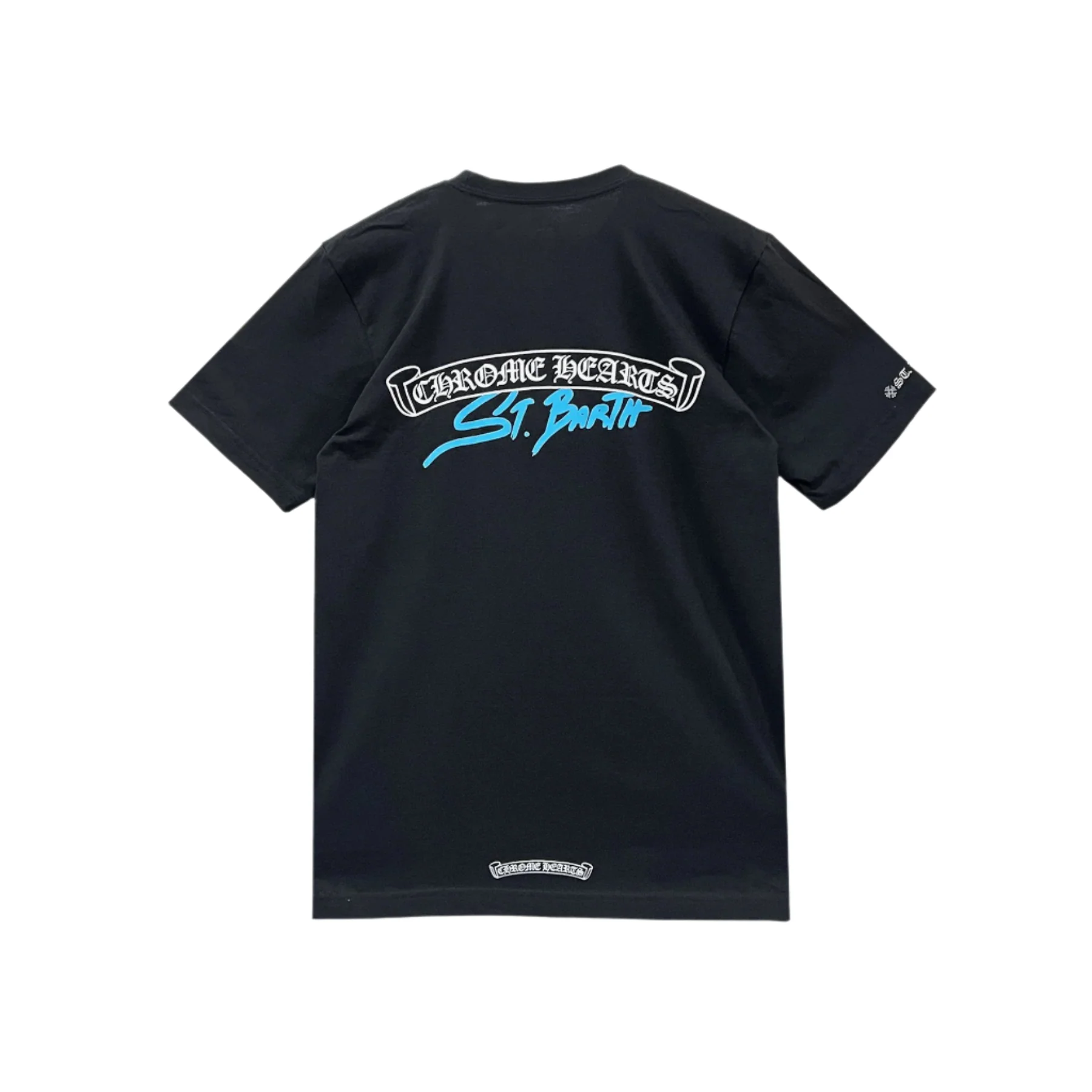 Chrome Hearts St. Barth Scroll Logo Short Sleeve T-shirt Chrome Hearts St. Barth Scroll Logo Short Sleeve T-shirt