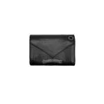 Chrome Hearts Tiny Plus Cross Leather Card Holder