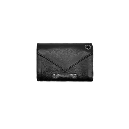 Chrome Hearts Tiny Plus Cross Leather Card Holder