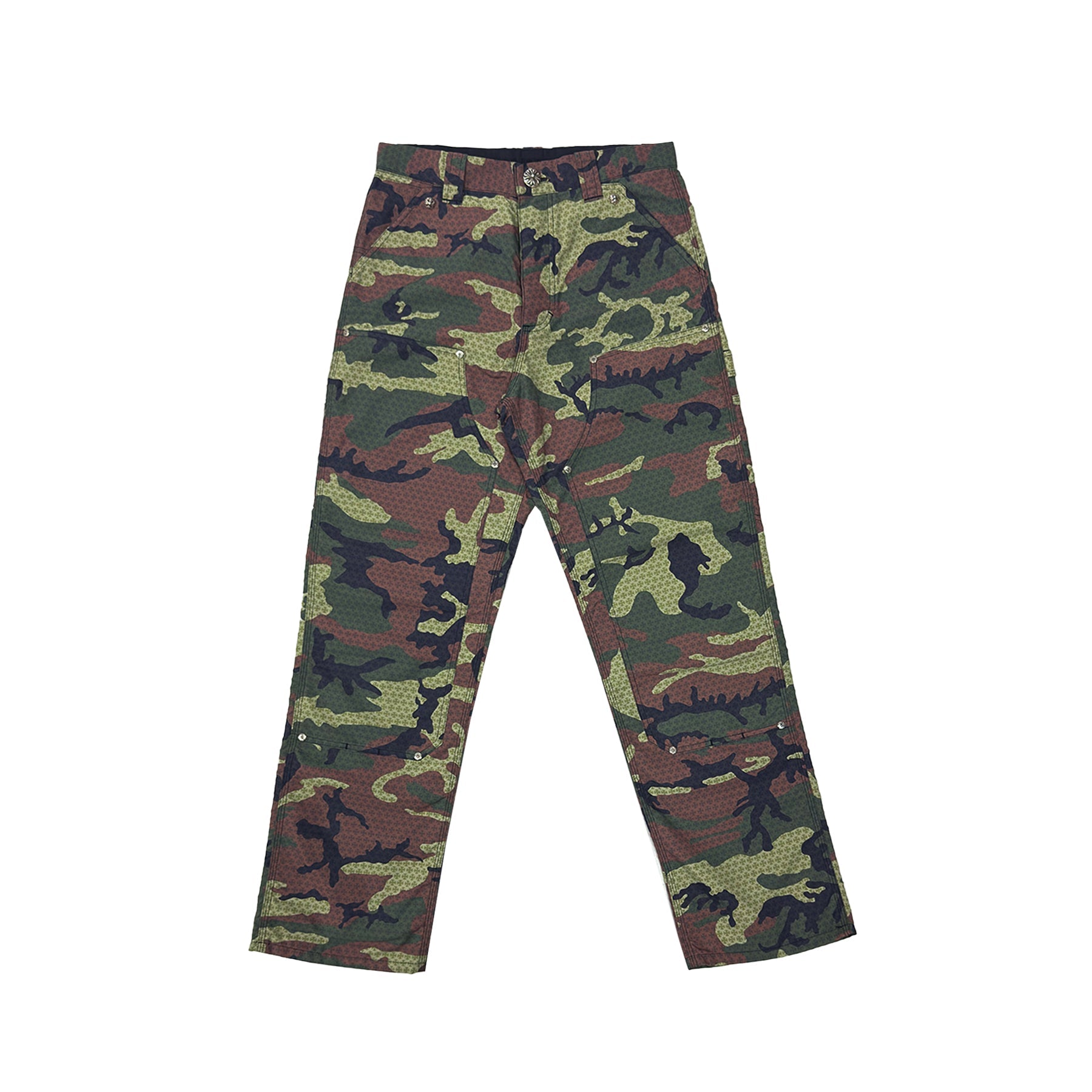 chrome-hearts-tonal-monogram-camouflage-double-knee-carpenter-pants-3293320.jpg Chrome Hearts Tonal Monogram Camouflage Double Knee Carpenter Pants - Image 1