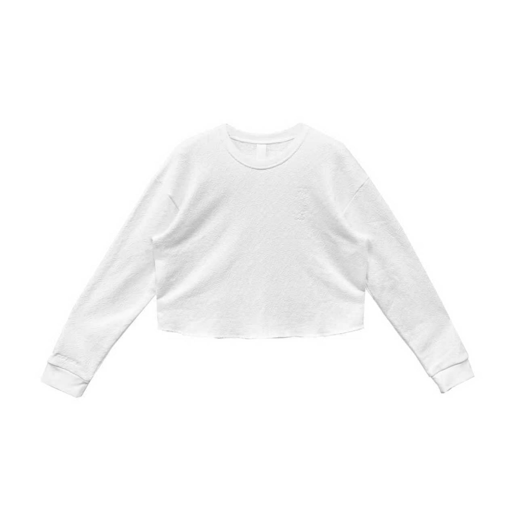 chrome-hearts-tonal-monogram-cross-white-cropped-sweatshirt-5472682.jpg Chrome Hearts Tonal Monogram Cross White Cropped Sweatshirt - Image 1