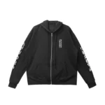 Chrome Hearts Tonal Monogram Horseshoe FU Zip Up Hoodie