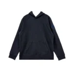 Chrome Hearts Triple Cross Leather Patch Navy Pullover Hoodie