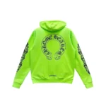 Chrome Hearts Ultra Exclusive Floral Sleeve Horseshoe Hoodie