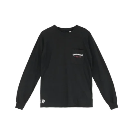 Chrome Hearts USA Flag Logo Long Sleeve T-shirt