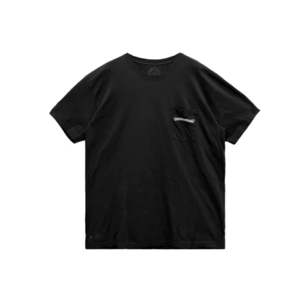 Chrome Hearts USA Script Logo Black Short Sleeve Tee