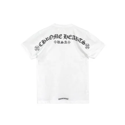 Chrome Hearts USA Script Logo Short Sleeve T-Shirt Tee