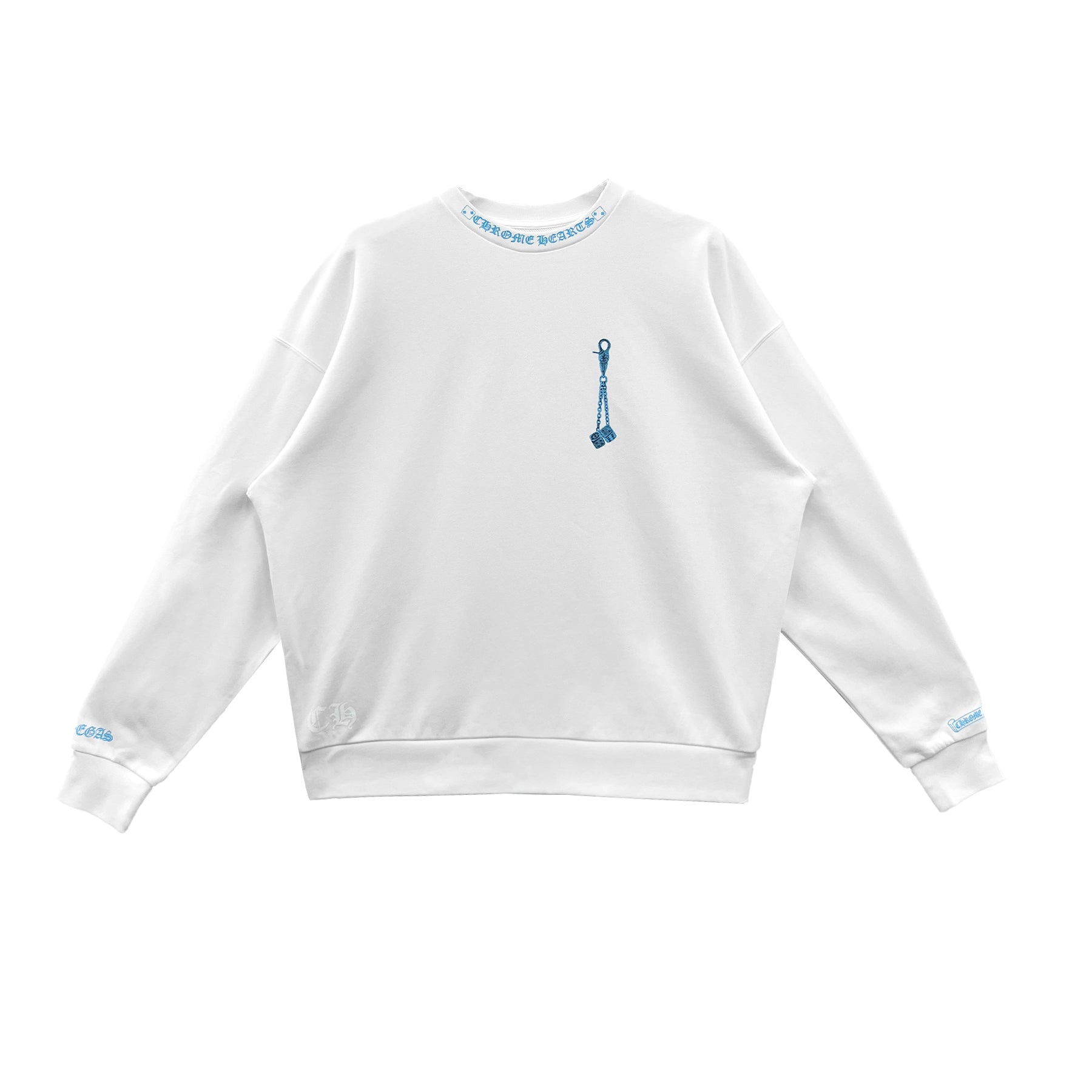 chrome-hearts-vegas-exclusive-dice-print-sweatshirt-2568448.jpg Chrome Hearts Vegas Exclusive Dice Print Sweatshirt - Image 1