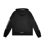Chrome Hearts Vertical Logo Zip Up Hoodie