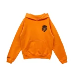 Chrome Hearts Vine Dagger Logo Orange Pullover Hoodie