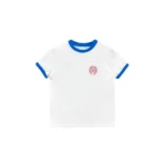 Chrome Hearts Vintage White Scroll Logo Tee