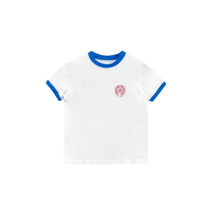 Chrome Hearts Vintage White Scroll Logo Tee