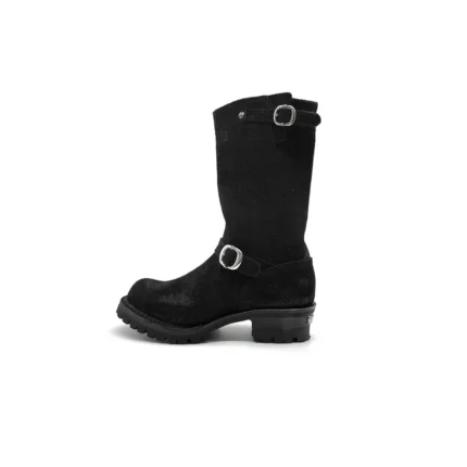 Chrome Hearts Wesco Suede Riding Boots