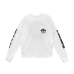 Chrome Hearts White Camo Triple Cross Horseshoe Long Sleeve Shirt