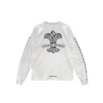 Chrome Hearts White Fleur Logo Long Sleeve Shirt