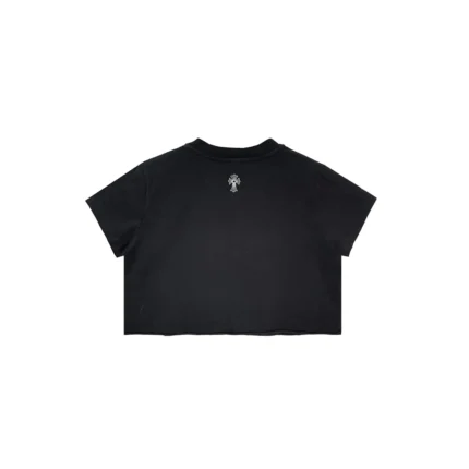 Chrome Hearts Women's Script Logo Cropped Short Sleeve Tee