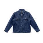 Chrome Hearts Work Dog Quilted Denim Shirt Jacket