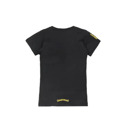 Chrome Hearts Yellow Dagger Logo Short Sleeve Tee